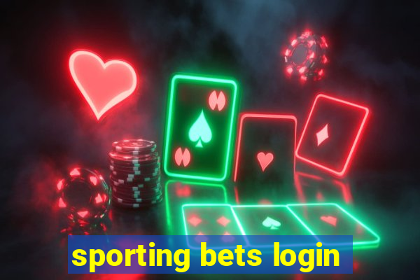 sporting bets login